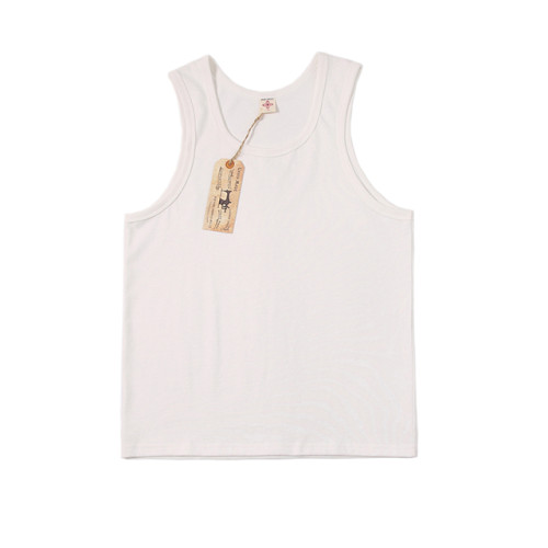 Vest bottoming shirt 美式復古300克純棉 重磅純色休閒打底背心