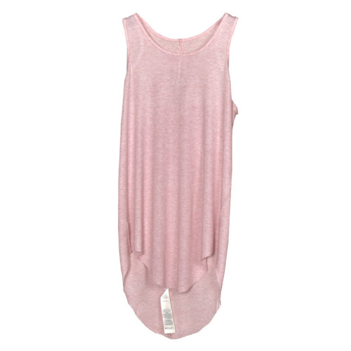 RO25時尚暗黑風格淺粉色燕尾式含羊毛輕薄背心夏季無袖汗衫男女款