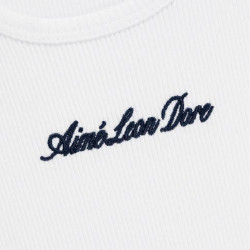 AIME LEON DORE Embroidered Logo Tank Top刺綉圓領復古美式背心