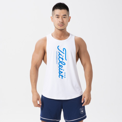 HANSBENNY2025夏季運動速乾男跑步健身背心