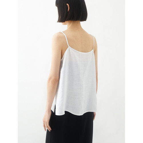 多色清涼苧麻簡約打底吊帶衫小魚夏季百搭純色薄款休閒背心女上衣