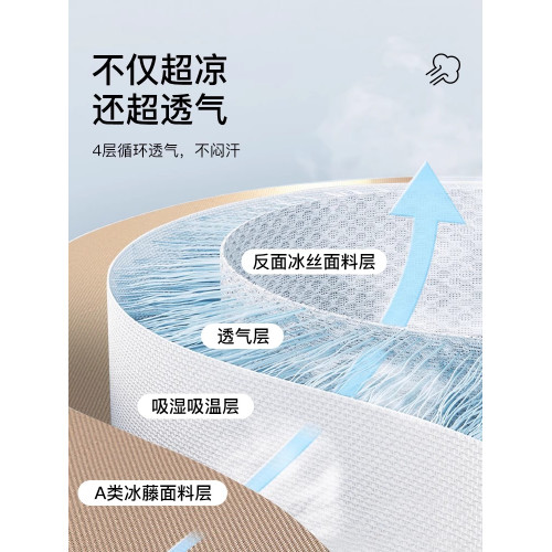 德國冰絲涼蓆2025新款加厚蓆子可水洗A類母嬰級草蓆床墊單笠軟蓆