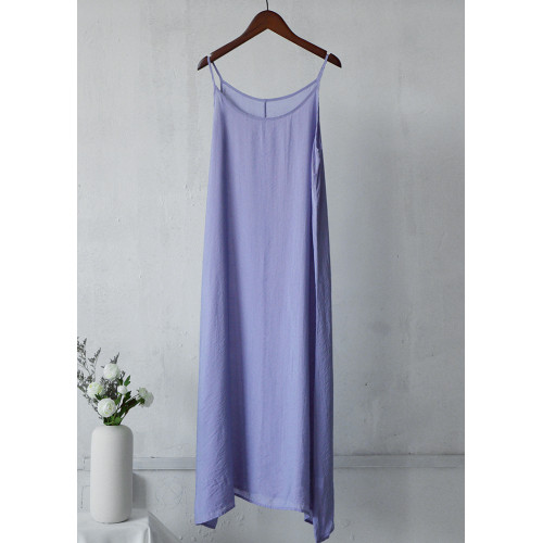 夏季絲棉文藝打底吊帶背心裙女襯裙寬鬆內搭小吊帶衫大碼棉麻女裝