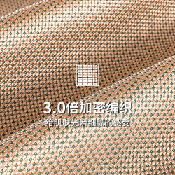 涼蓆家用2025新款冰絲蓆可水洗冰藤蓆雙面草蓆滕夏季可折曡軟蓆子