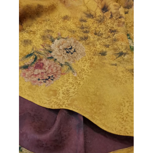 真絲花蘿紅雲紗吊帶衫女士兩面穿打底內搭修身顯瘦100%桑蠶絲背心