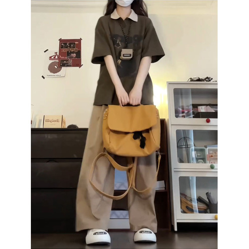 日系學院風運動套裝女夏學生寬松顯瘦韓版短袖跑步休閒兩件套炸街