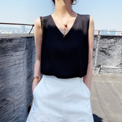 大碼女裝2025夏季背心韓版緞面打底吊帶衫吊帶背心內搭上衣女