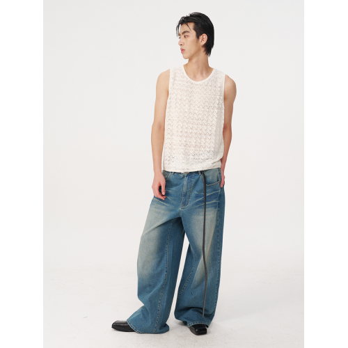JCAESAR TANK TOP 鏤空貝殼背心 針織內搭 微寬松 輕盈百搭 五色