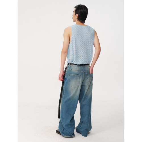 JCAESAR TANK TOP 鏤空貝殼背心 針織內搭 微寬松 輕盈百搭 五色