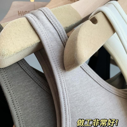 雲感羊毛醋酸背心免穿文胸一體式背心內搭吊帶衫女