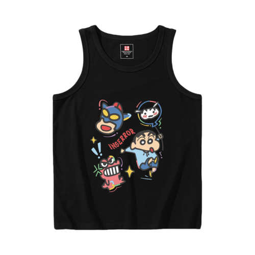 DEWELVUM 25SS 夏季新品 復古簡約趣味可愛卡通背心無袖t恤