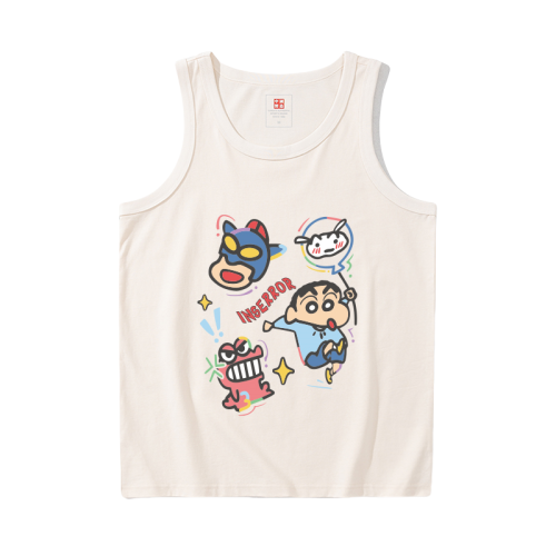 DEWELVUM 25SS 夏季新品 復古簡約趣味可愛卡通背心無袖t恤