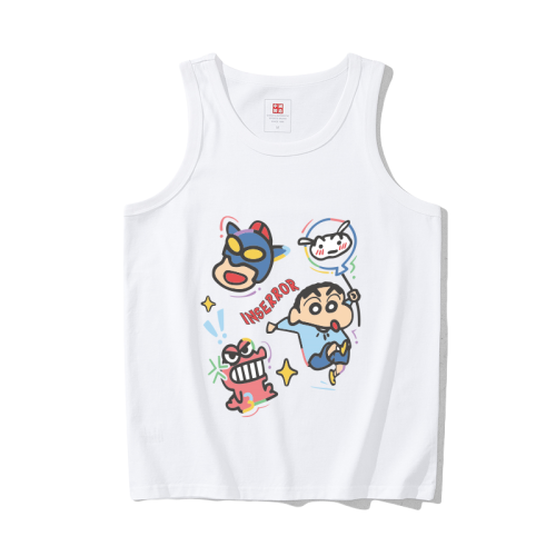 DEWELVUM 25SS 夏季新品 復古簡約趣味可愛卡通背心無袖t恤