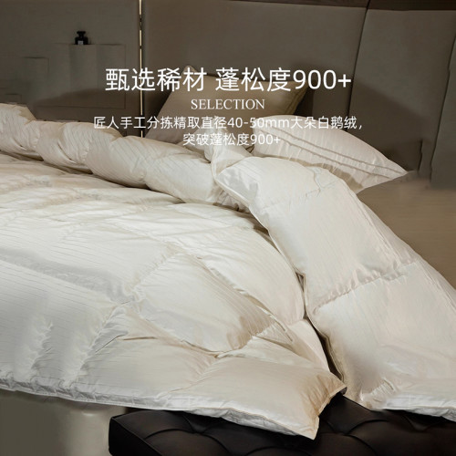 波蘭進口羽絨被95白鵞絨被冬被春秋被酒店被子冬季加厚保暖被芯