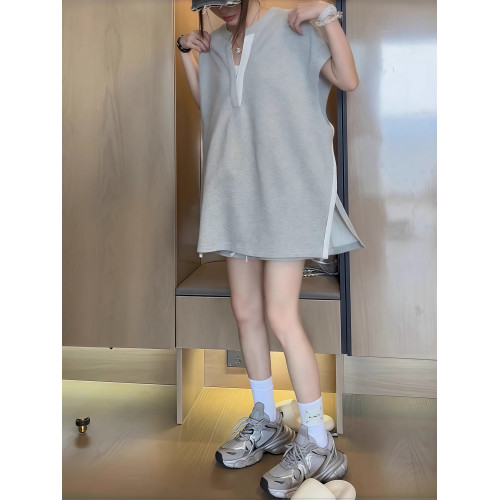 大碼休閒運動套裝女夏季薄款胖mm顯瘦寬松簡約T恤短褲時尚兩件套
