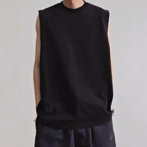 Made Zoo 25SS 夏季新品 簡約純色基礎百搭男休閒無袖背心T恤