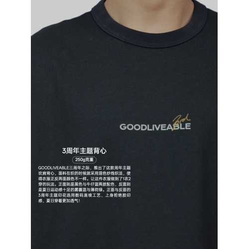 GOODLIVEABLE 三周年雙面穿7A抗菌涼感背心吸溼速乾運動無袖短袖