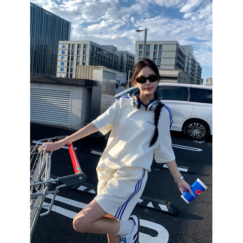 短袖運動套裝女夏短褲跑步服時尚寬鬆顯瘦韓版學生休閒兩件套減齡