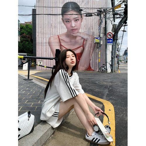 短袖運動套裝女夏短褲跑步服時尚寬鬆顯瘦韓版學生休閒兩件套減齡