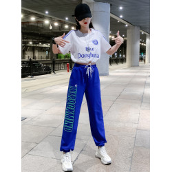 jazz跳舞衣服爵士舞服裝女春夏尊巴舞蹈服街舞褲子演出服運動套裝