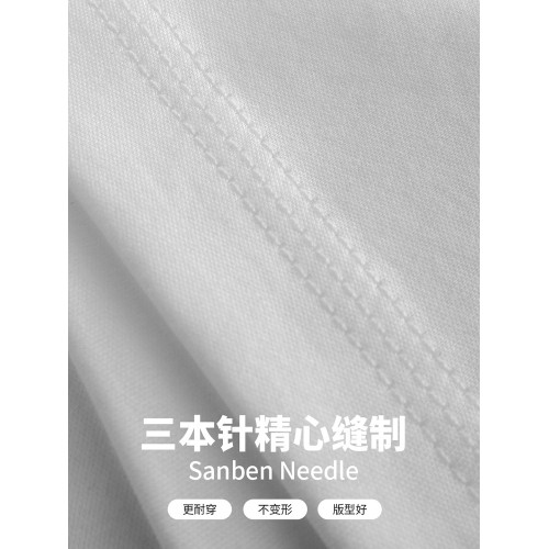 50支新疆長絨純棉運動健身三本針夏季純白色涼感無袖男士打底背心