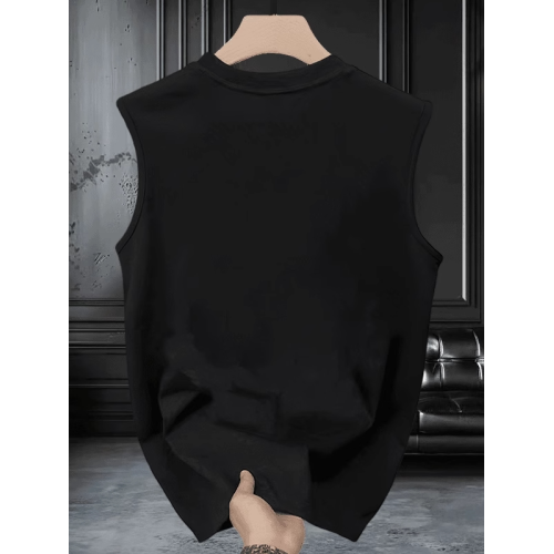 it Afternnaths潮牌純棉無袖背心男寬松休閒印花美式坎肩夏季新款 it Afternnaths潮牌純棉無袖背心男寬松休閒印花美式坎肩夏季新款