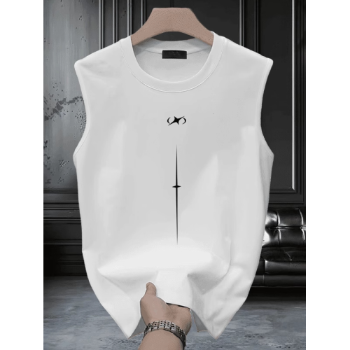 it Afternnaths潮牌純棉無袖背心男寬松休閒印花美式坎肩夏季新款 it Afternnaths潮牌純棉無袖背心男寬松休閒印花美式坎肩夏季新款