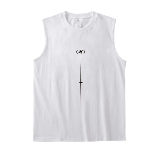 it Afternnaths潮牌純棉無袖背心男寬松休閒印花美式坎肩夏季新款 it Afternnaths潮牌純棉無袖背心男寬松休閒印花美式坎肩夏季新款