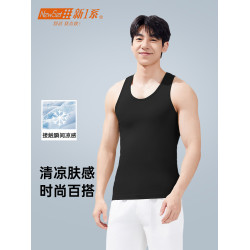 新一系男式汗背心夏季新款運動健身坎肩背心透氣速乾無袖打底衫