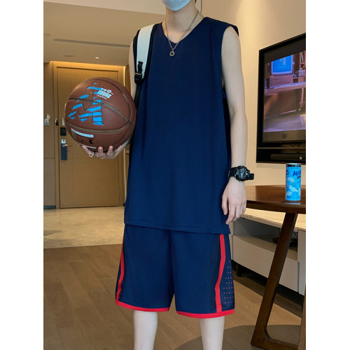 花花公子籃球服套裝男夏季運動速乾球衣背心寬松透氣短褲比賽隊服