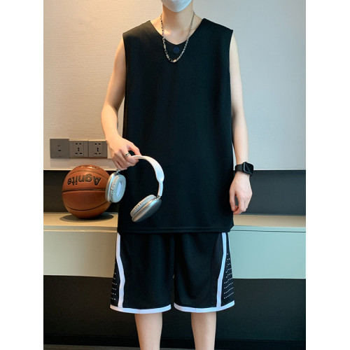 花花公子籃球服套裝男夏季運動速乾球衣背心寬松透氣短褲比賽隊服