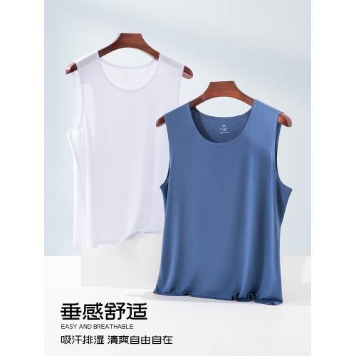 貓人莫代爾男款夏季內搭背心寬肩輕薄大彈力吸溼排汗休閒爸爸外穿