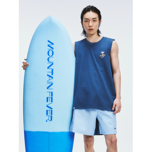 MOUNTAINFEVER SS24沖浪 MTFV蛇形椰樹 做舊水洗 夏日坎肩背心
