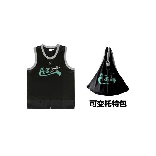 APOGE3阿保機 可變托特包籃球背心夏季球衣無袖運動寬松背心上衣