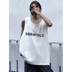 fog復線essentials美式小衆潮牌純棉寬松坎肩背心短袖T恤無袖男夏