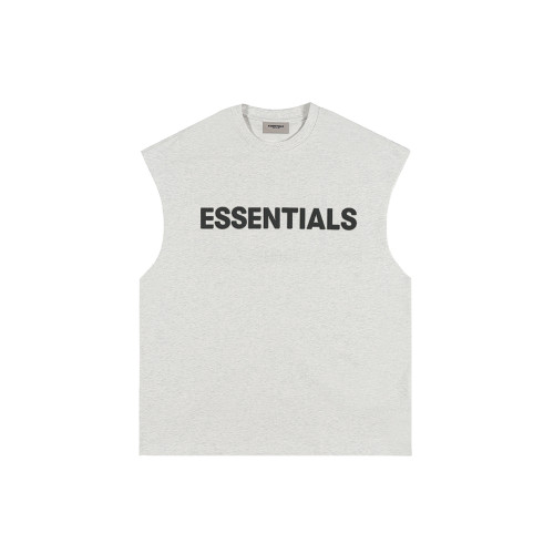 fog復線essentials美式小衆潮牌純棉寬松坎肩背心短袖T恤無袖男夏