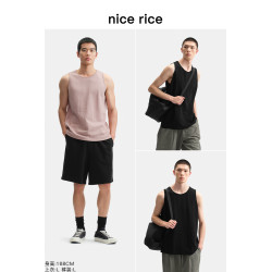 nice rice好飯 25夏季新品165G棉混紡寬松大領口休閒背心NHX01096