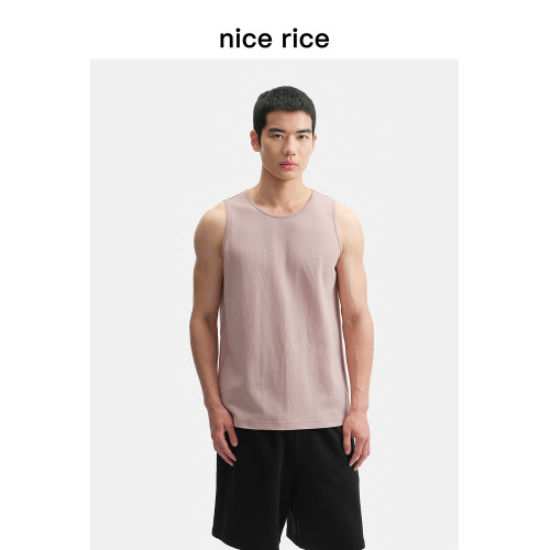 nice rice好飯 25夏季新品165G棉混紡寬松大領口休閒背心NHX01096