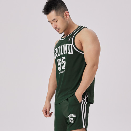 hansbenny2024新款夏季運動背心男透氣速乾休閒籃球跑步健身背心