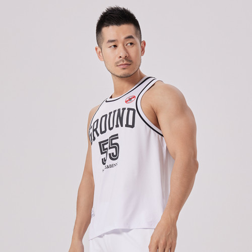hansbenny2024新款夏季運動背心男透氣速乾休閒籃球跑步健身背心