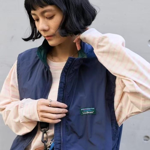 L.L.B ROXBURY NYLON VEST戶外機能防水尼龍拼色立領馬甲25SS