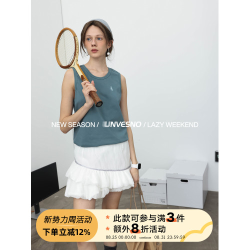 Crissrex Store UNVESNO(UN) 防曬涼感抗菌速乾透氣坎肩印花背心