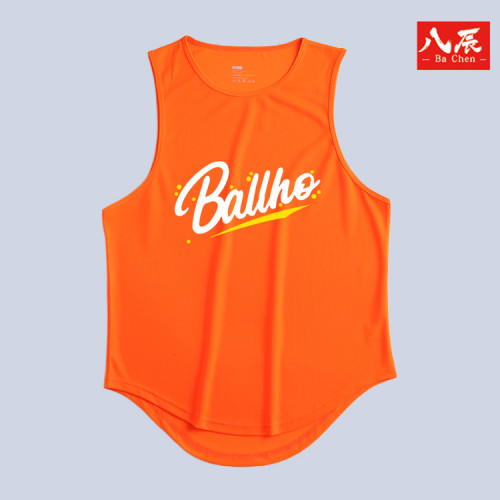 BALLHO 運動籃球背心男夏季美式健身籃球坎肩無袖吸汗速乾潮牌