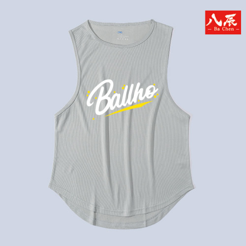 BALLHO 運動籃球背心男夏季美式健身籃球坎肩無袖吸汗速乾潮牌