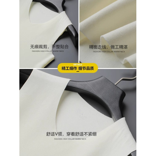 羽毛蛋白保暖背心男士冬季新款加厚磨毛坎肩打底上衣德絨無痕內衣