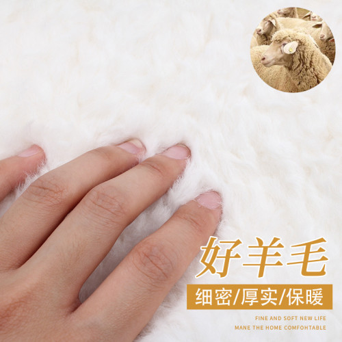 中老年冬季羊毛坎肩真羊皮加絨真皮馬甲男皮毛一體保暖爸爸裝
