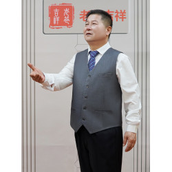 中老年人男士馬甲春秋款爸爸爆款休閒上衣坎肩男式中年馬夾夏薄款