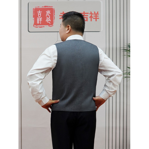 中老年人男士馬甲春秋款爸爸爆款休閒上衣坎肩男式中年馬夾夏薄款