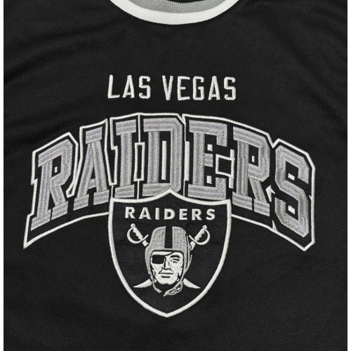 raiders突襲者刺綉美式體育訓練背心，hiphop說唱MC老學校背心