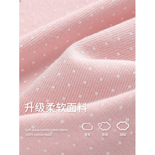 奶油小熊波點印花蕾絲拼接甜辣修身顯瘦夏季短袖女t恤U領可愛上衣